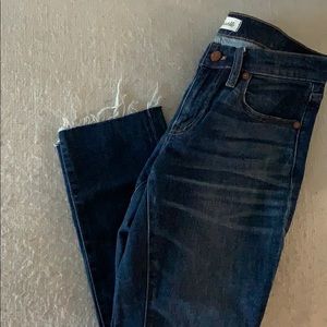 Madewell dark denim jeans
